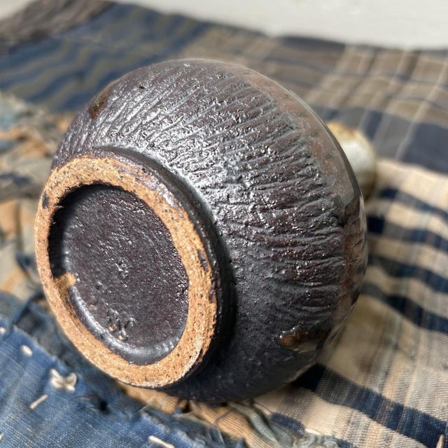 Ceramic Ikebana Vase, Japan, 1960s For Sale - Image 10 of 14