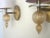 Gold Gold Fleck Murano Glass Wall Sconces from Barbara Barry for Baker Furniture, Set of 2 For Sale - Image 8 of 13