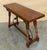 Mid 19th Century 20th Century Spanish Console Fold Out Farm Table with Wood Stretcher For Sale - Image 5 of 18