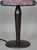 Muller Frères Muller Freres French Art Deco Mushroom Table Lamp 1920s - Purple Pink Glass & Iron For Sale - Image 4 of 6