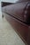 Ethan Allen Burgundy Leather Modern Sofa For Sale - Image 14 of 18