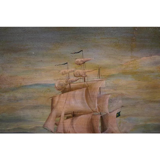 French Antique Oil on Canvas, 1700s For Sale - Image 3 of 17