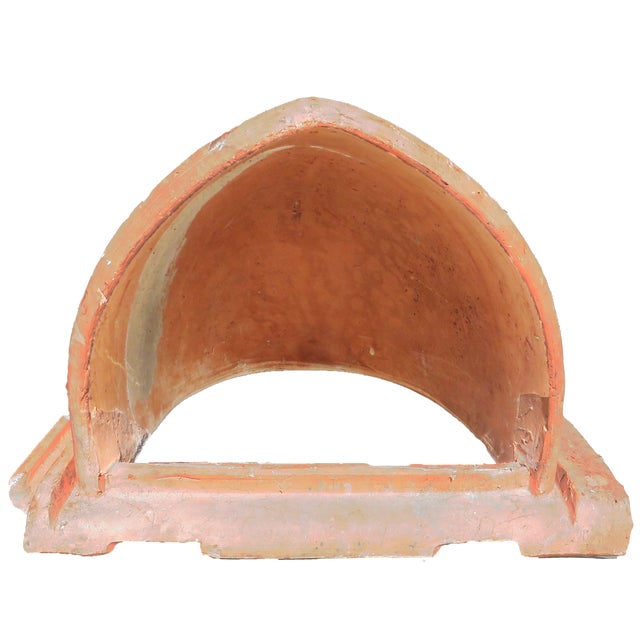 Ceramic Antique French Terracotta Wall Planters or Sconces, Pair For Sale - Image 7 of 14