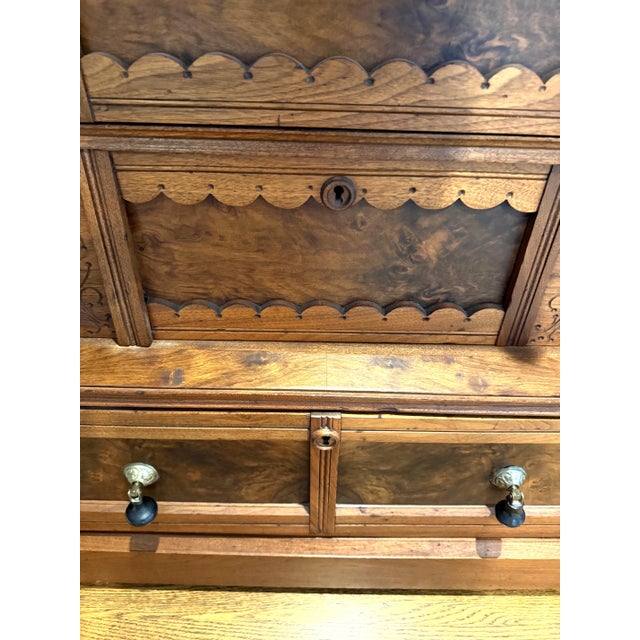 Late 19th Century Victorian Eastlake Walnut Dresser, Great Drawers, Excellent For Sale - Image 4 of 14