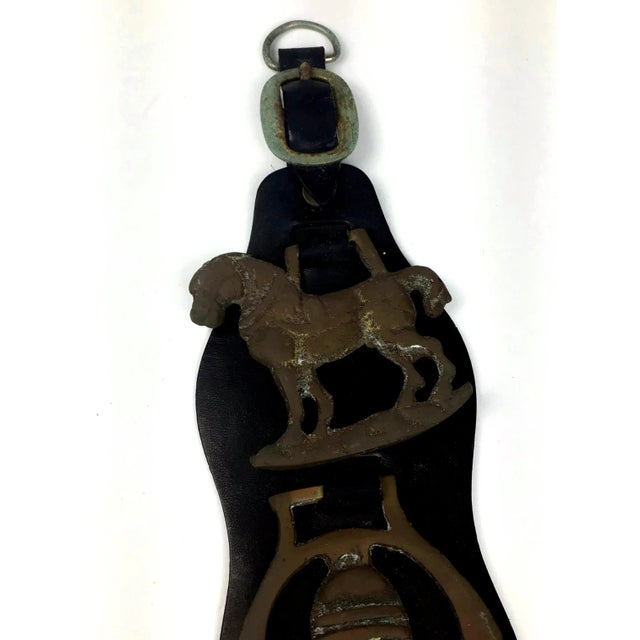 American Leather & Brass Civil War Saddle Accessory For Sale - Image 3 of 11