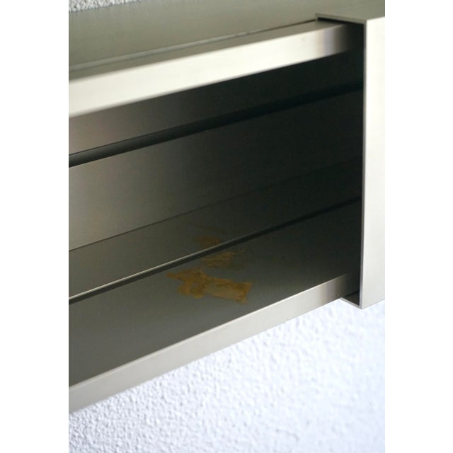 Silver A-Line Horizontals Cabinets by Shigeru Uchida for Pastoe, 1990s, Set of 2 For Sale - Image 8 of 14
