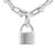 Modern Tiffany & Co. Hardwear Collection Small Wrap Silver Charm Chain Link Bracelet For Sale - Image 3 of 12