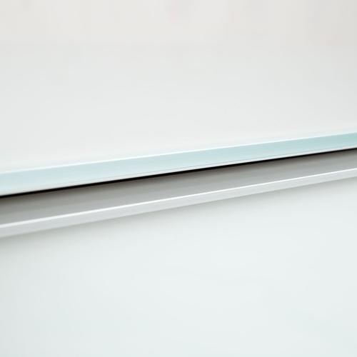 White Glass Sideboard from Spectral Catena For Sale - Image 8 of 18