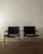 Vintage Bauhaus Klinte Lounge Chairs in Chrome and Leather by Tord Björklund for Ikea, 1980s, Set of 2 For Sale - Image 4 of 18