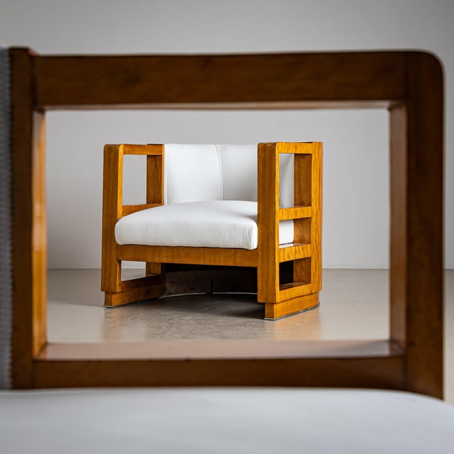Mid-20th Century Art Deco Armchair, France For Sale In New York - Image 6 of 7