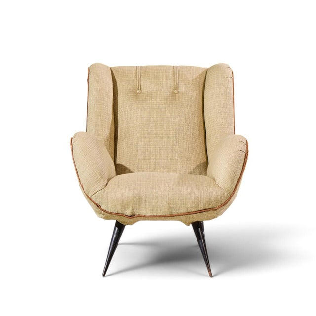 Mid 20th Century Carlo Hauner Mid Century Brazilian Lounge Chairs - Pair For Sale - Image 5 of 12