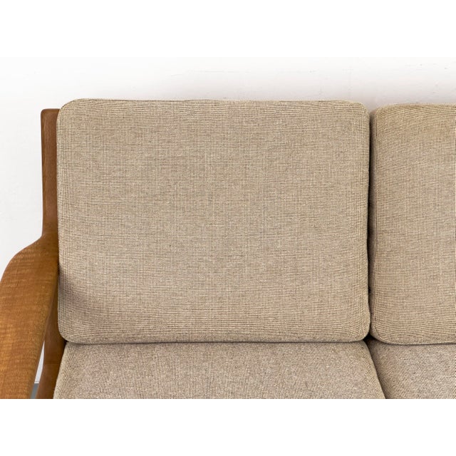 Vintage Danish Oak Sofa by Juul Kristensen, 1970s For Sale - Image 11 of 18