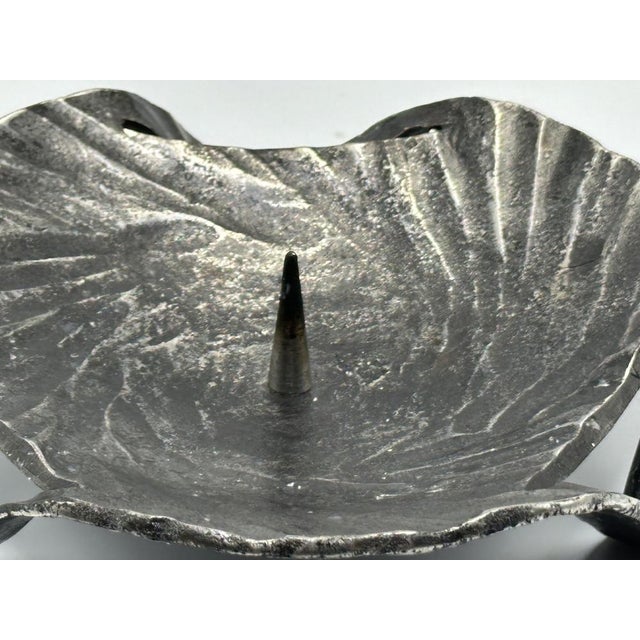 Metal German Brutalist Candleholder from GK Bigt Kunsthandwerk, 1970s For Sale - Image 7 of 9