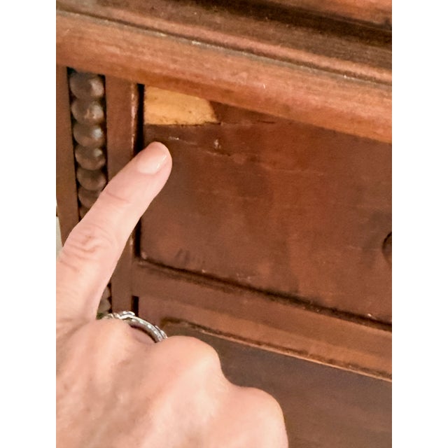 Antique Eastlake Wooden Cabinet For Sale - Image 4 of 8