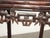 Vintage Oriental Asian Solid Carved Wood Plant Stand Side Table For Sale - Image 9 of 12