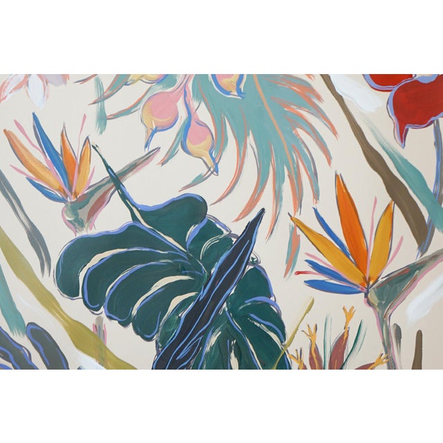 2026, Blooming Tropical Flowers, Floral Diptych, Botanical Painting, Illustration Style Painting on Watercolor Paper For Sale - Image 10 of 10