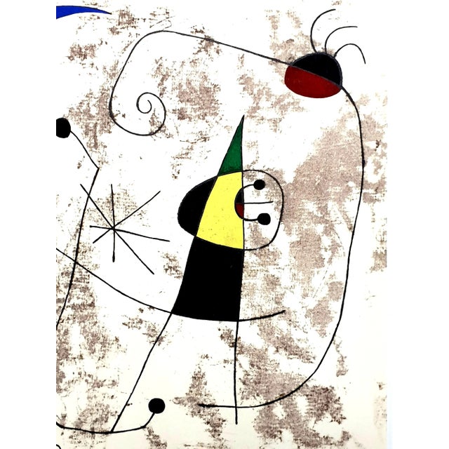 Joan Miro - Moon and Sun - Pochoir 1957 For Sale - Image 4 of 7
