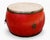 Monumental Antique 48" Chinese Ceremonial Drum Round Table Red Lacquered For Sale - Image 11 of 18