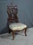 Napoleon III Wet Nurses Chair in Mahogany For Sale - Image 3 of 15