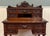 Late 19th Century Antique French Petite Barley Twist Desk Carved Oak Renaissance Revival c.1890 For Sale - Image 5 of 18