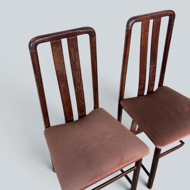 Mid-Century High-Back Dining Chairs from Primo London, Set of 3 For Sale - Image 3 of 9