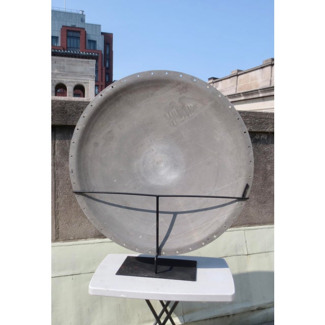 Sculpture Aluminum Disk 40" For Sale - Image 9 of 12