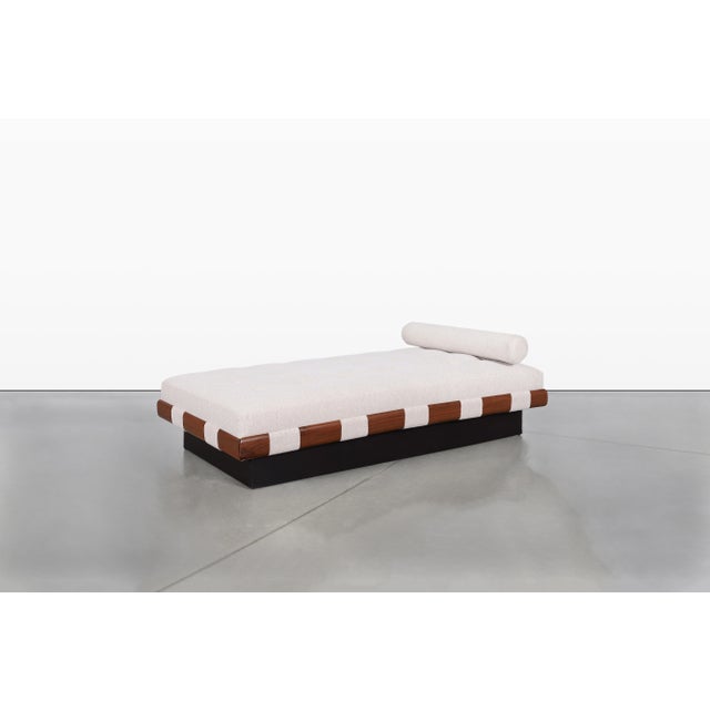 Mid-Century Modern Walnut Daybed / Bench by Adrian Pearsall, 1960s For Sale In Los Angeles - Image 6 of 13