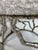 Modern Faux Bois Nickel Plated Benches/ a Pair For Sale - Image 9 of 10