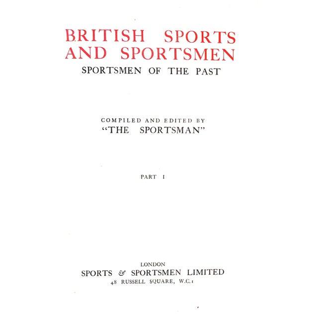 2 volume set Part I [169] pp. Part II [325] pp. Sports & Sportsmen, Ltd. 15 1/8" x 11 3/4" Weighs: 22 lbs This edition is...