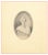 Count Mario Grixoni, Oval Portrait of Edwardian Lady, Early 20th Century, Graphite Drawing For Sale