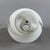 1970s Modern White Swirl Murano Glass Mushroom Table Lamp from De Majo, 1970s For Sale - Image 5 of 12