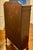 Antique Queen Anne Style Oak Bookcase With Leaded Glass Doors, C. 1910 For Sale - Image 9 of 9
