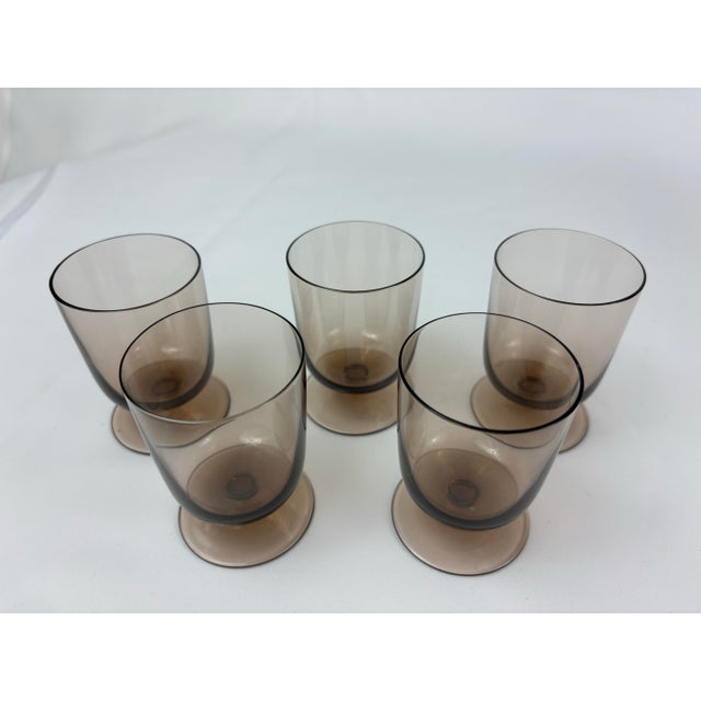 German Theresienthal Catalina Topaz Glassware, Set of 17 For Sale In Greensboro - Image 6 of 12