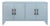 Matthew Izzo Home Grace Light Blue Four Door Buffet With Brass Tassel Door Pulls For Sale