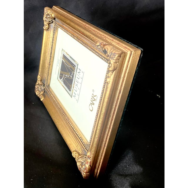 Vintage Carr Museum Series Ornate Giltwood Style Photo Frame 4 X 5 Opening. For Sale - Image 12 of 14
