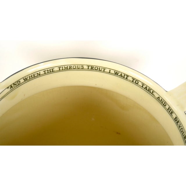 Royal Doulton Isaac Walton Series Ware Jardiniere by Charles Noke, Signed For Sale In Monterey, CA - Image 6 of 13