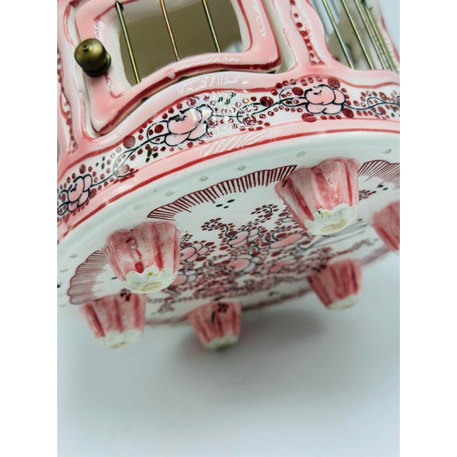 1970s Vintage Ceramic French Birdhouse For Sale - Image 5 of 6