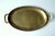 This solid brass serving tray dates from the 1960s and carries the maker's mark of Collini. The clear, handcrafted form...