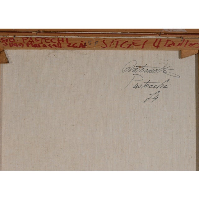 Antoinette Patoechi, The Leaning Tree of Sitges, Oil on Canvas For Sale - Image 6 of 8