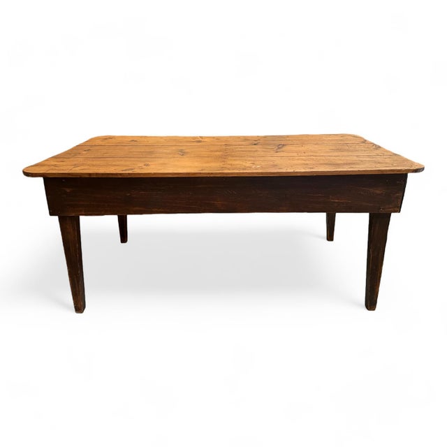 Early 20th Century Rustic Farm Table For Sale - Image 5 of 5