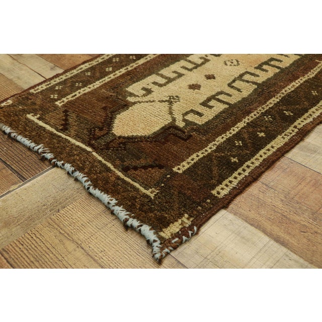 Vintage Turkish Yastik Rug - 01'10 X 03'00 For Sale In Dallas - Image 6 of 8