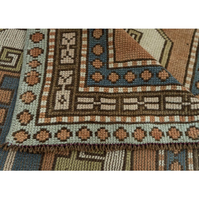 Turkish Vintage Rug 3'6" x 5'7" #20556 For Sale In Houston - Image 6 of 8