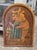 1980s Vintage Hand Painted Piggy Chef on Reclaimed Wood Panel For Sale - Image 5 of 6
