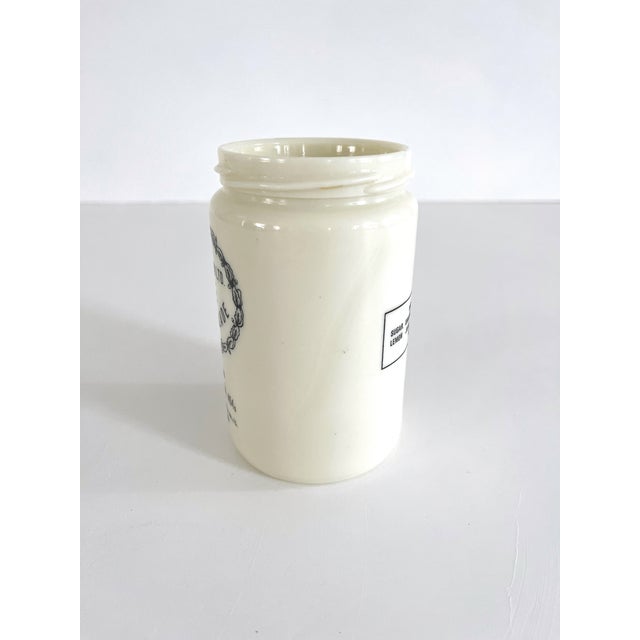 James Keiller Vintage Milk Glass Marmalade Jar Chairish