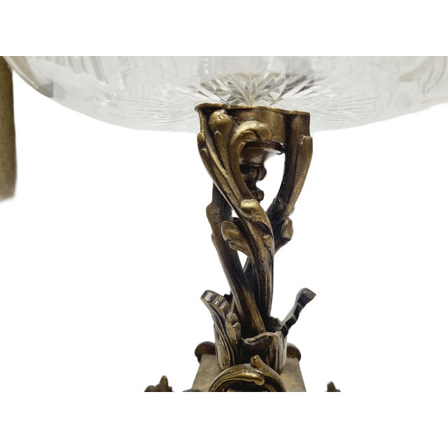 Rococco Bronze Bowl on Stand, France, 1890s For Sale - Image 5 of 18