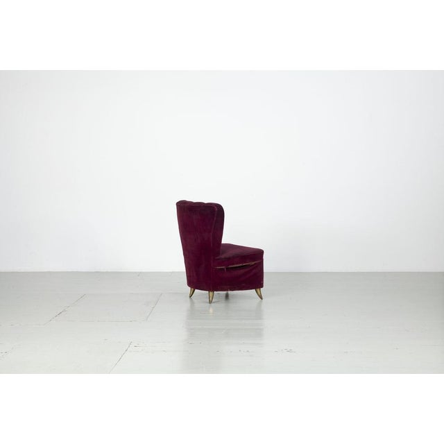 Sofa and Armchairs attributed to Isa Bergamo, 1950s, Set of 5 For Sale - Image 6 of 18