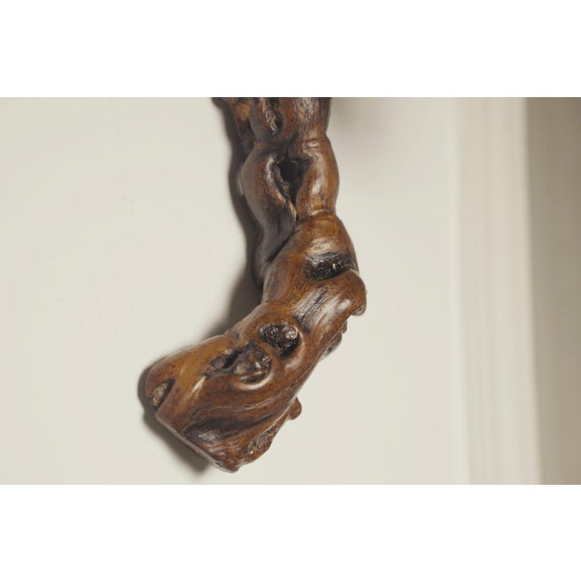 Vintage Organic Brutalist Vine Root Wall Lamp with Globe, 1960s For Sale - Image 18 of 18
