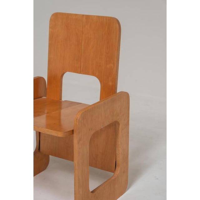 La Prora Folding Chair by Anonima Design for Bonetto, Italy, 1970s For Sale - Image 10 of 13
