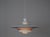 Vintage Danish Sofie Pendant Lamp by Kurt Wiborg for Jeka, 1980s For Sale - Image 3 of 11