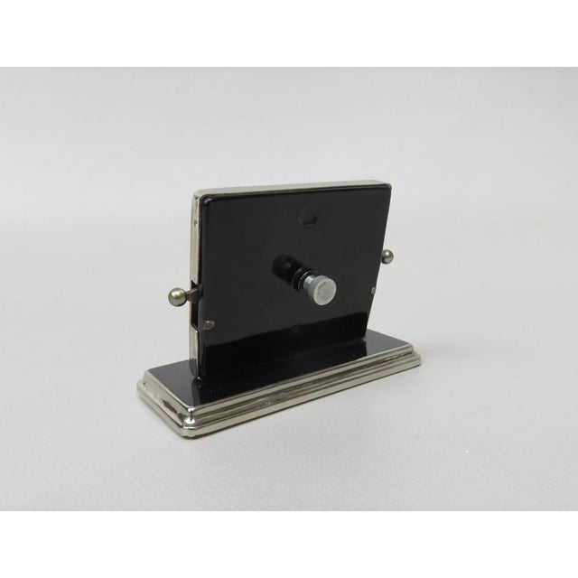 Bauhaus Chrome-Plated Black Eternal Calendar by Jakob Maul, 1920s For Sale - Image 6 of 14